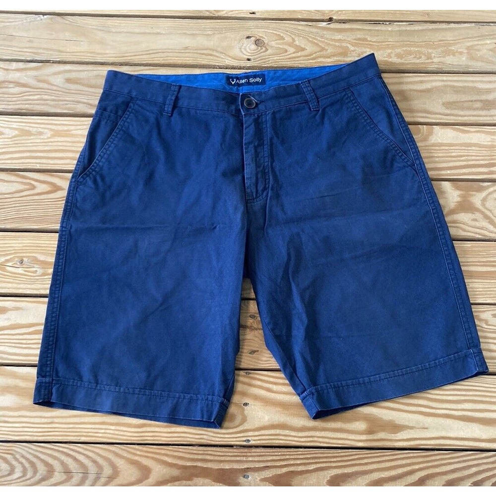Allen Solly Smart Fit Shorts Size Medium Men’s Blue